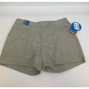 Columbia Walkabout Shorts UPF 15 Pull On Womens XL Taupe Beige - NWT